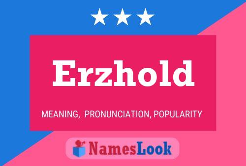 ملصق اسم Erzhold