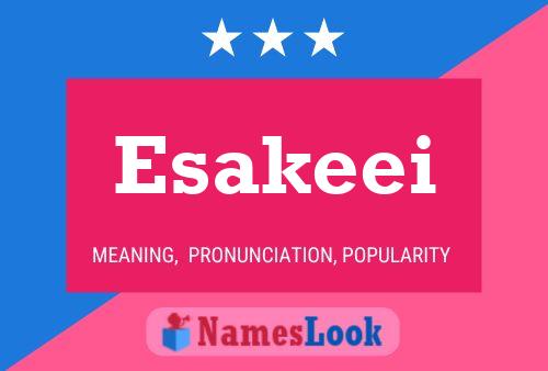 ملصق اسم Esakeei