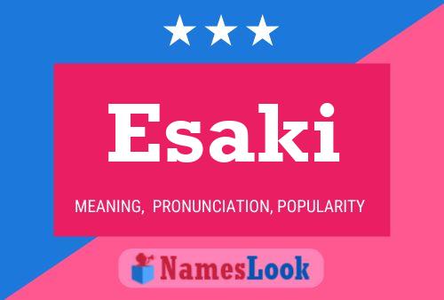 ملصق اسم Esaki