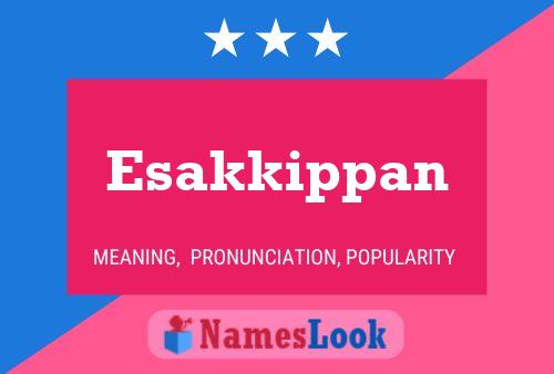 ملصق اسم Esakkippan