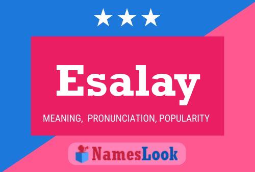 ملصق اسم Esalay