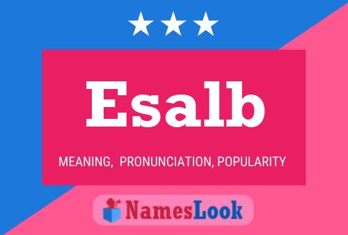 ملصق اسم Esalb