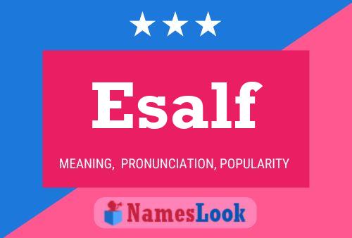 ملصق اسم Esalf