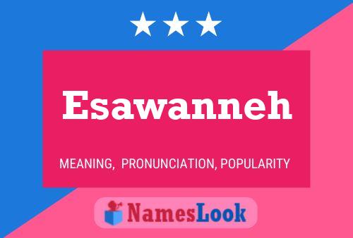 ملصق اسم Esawanneh