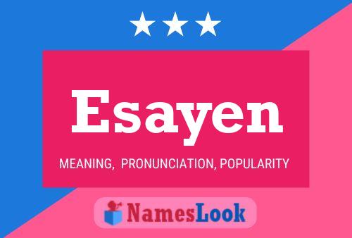 ملصق اسم Esayen