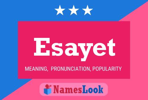 ملصق اسم Esayet