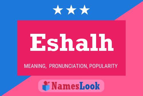 ملصق اسم Eshalh