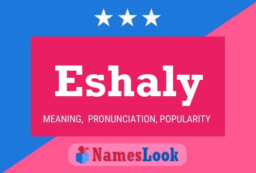 ملصق اسم Eshaly