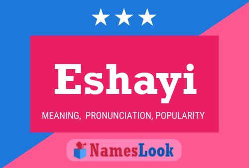 ملصق اسم Eshayi