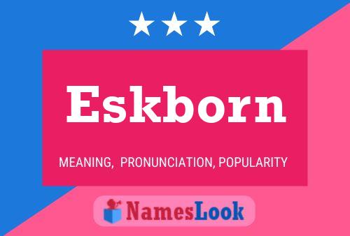 ملصق اسم Eskborn