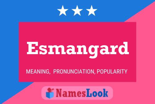 ملصق اسم Esmangard