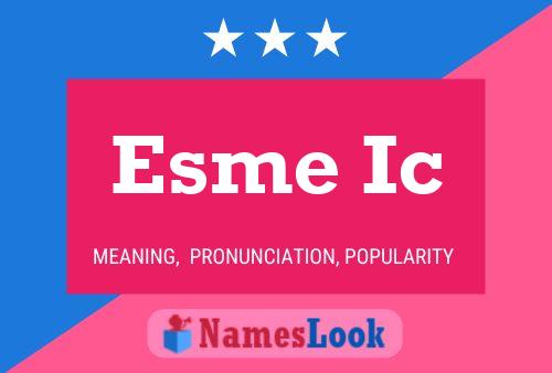 ملصق اسم Esme Ic