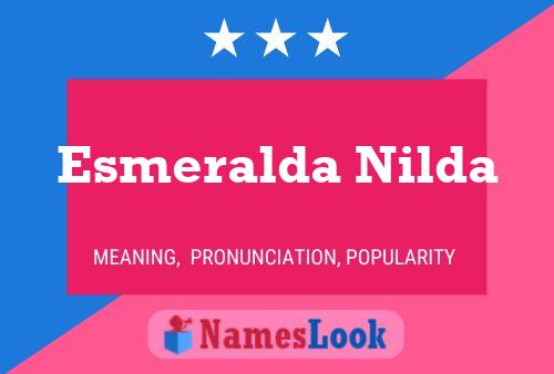 ملصق اسم Esmeralda Nilda