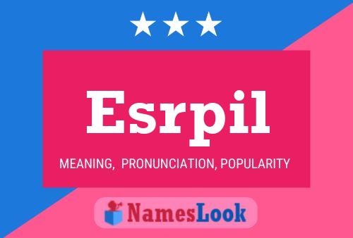 ملصق اسم Esrpil