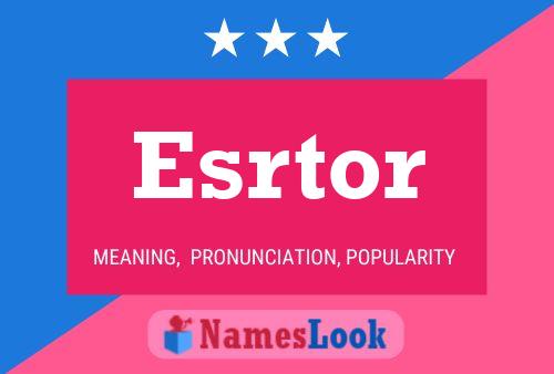 ملصق اسم Esrtor