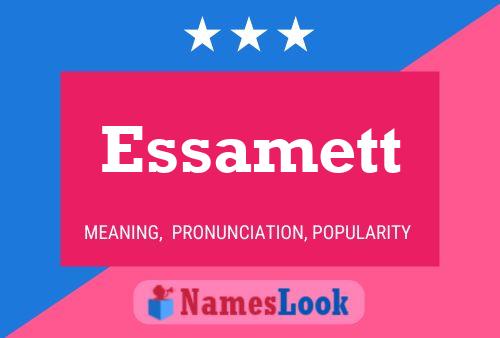 ملصق اسم Essamett