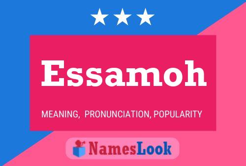 ملصق اسم Essamoh