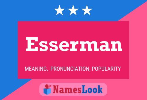 ملصق اسم Esserman