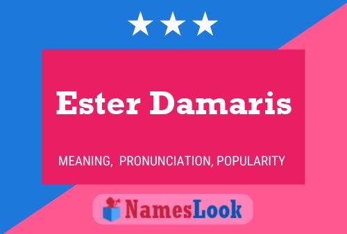 ملصق اسم Ester Damaris