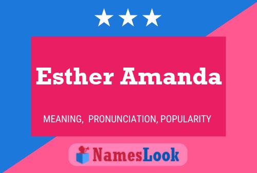 ملصق اسم Esther Amanda