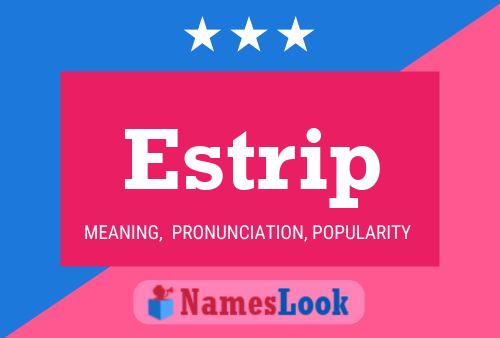 ملصق اسم Estrip