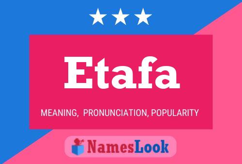 ملصق اسم Etafa