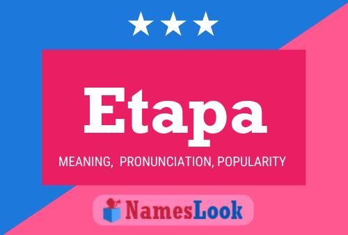 ملصق اسم Etapa