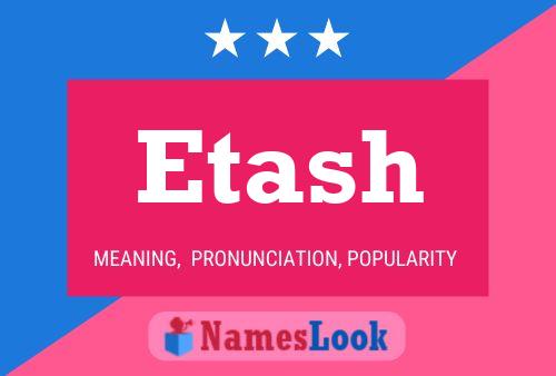 ملصق اسم Etash