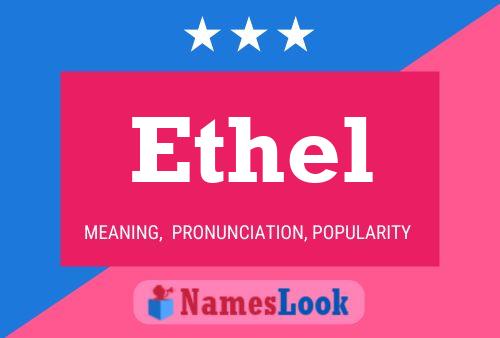 ملصق اسم Ethel