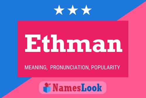 ملصق اسم Ethman