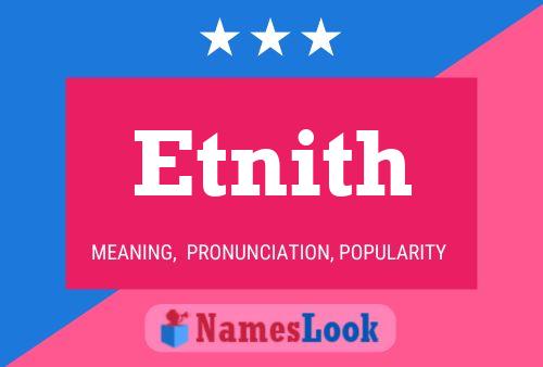 ملصق اسم Etnith