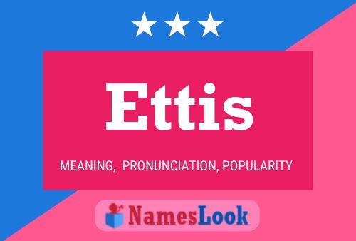 ملصق اسم Ettis