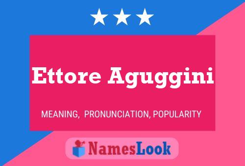 ملصق اسم Ettore Aguggini