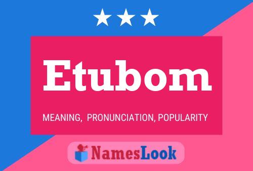 ملصق اسم Etubom