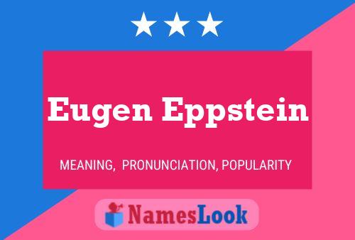 ملصق اسم Eugen Eppstein