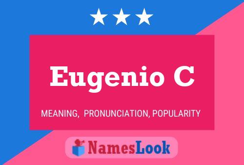 ملصق اسم Eugenio C