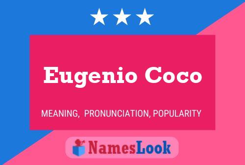 ملصق اسم Eugenio Coco