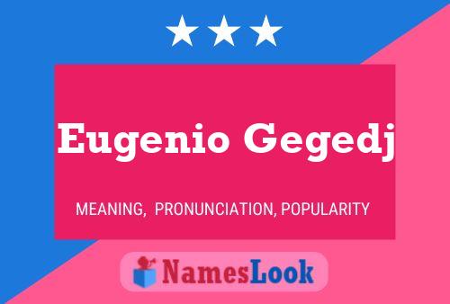 ملصق اسم Eugenio Gegedj