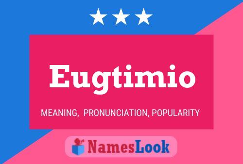 ملصق اسم Eugtimio