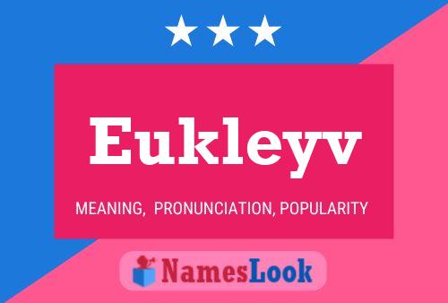 ملصق اسم Eukleyv