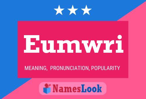 ملصق اسم Eumwri