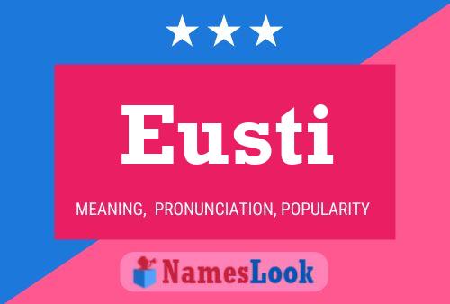 ملصق اسم Eusti