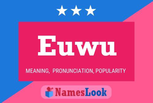 ملصق اسم Euwu