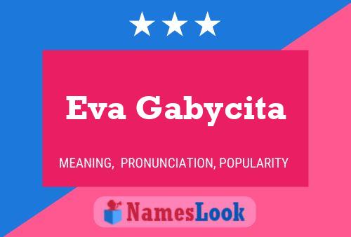 ملصق اسم Eva Gabycita