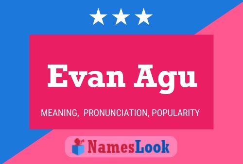 ملصق اسم Evan Agu