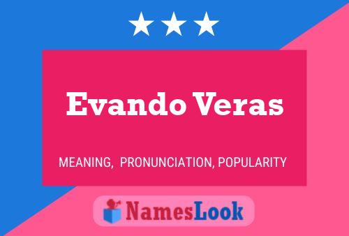 ملصق اسم Evando Veras