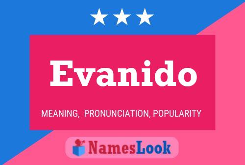 ملصق اسم Evanido