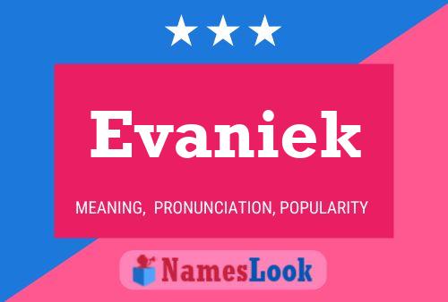 ملصق اسم Evaniek