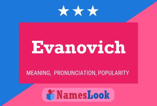 ملصق اسم Evanovich