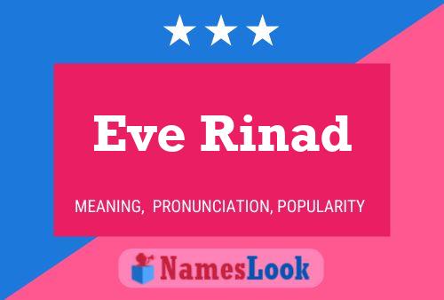 ملصق اسم Eve Rinad